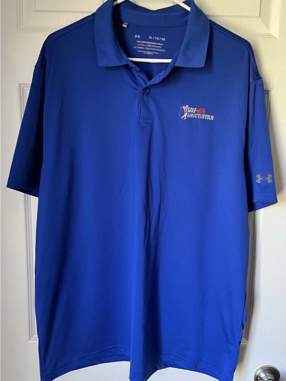 Under Armour Golf Week Amateur Tour Men's Polo Shirt Royal Blue